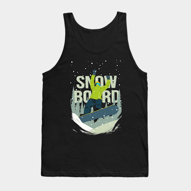 Snowboard Tank Top by lents